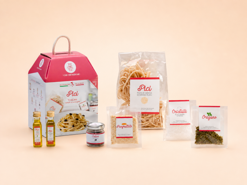 Tuscan Pici Kit, with truffle and anchovies