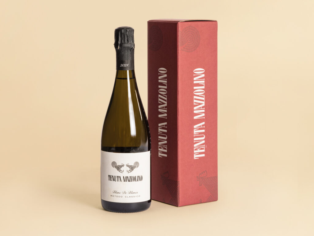 Metodo Classico Brut Blanc de Blancs Sparkling Wine - Mazzolino